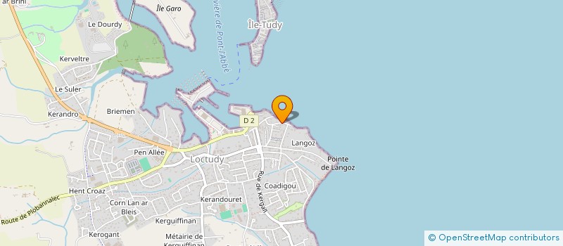 localisation de l'entreprise SCI LA PANTHERE BIGOUDENE  LOCTUDY