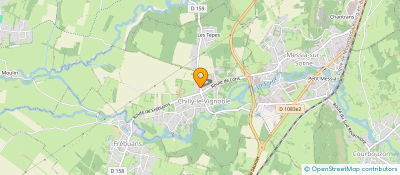 localisation de l'entreprise SCI LA PAPETERIE  CHILLY-LE-VIGNOBLE