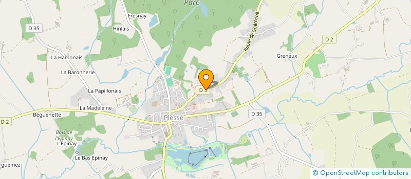 localisation de l'entreprise SCI LA PAPILLONNAIS  PLESSE