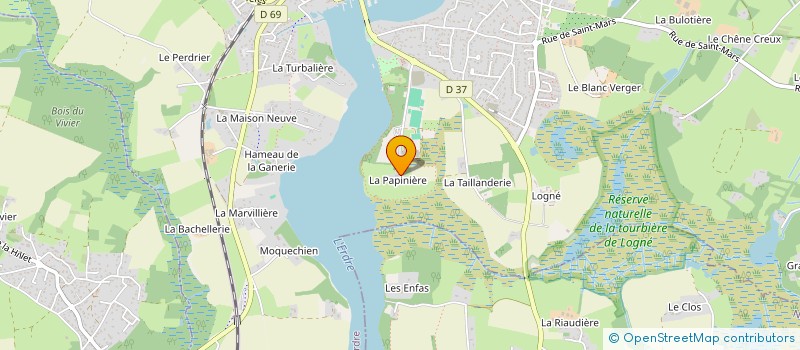 localisation de l'entreprise SCI LA PAPINIERE  SUCE-SUR-ERDRE