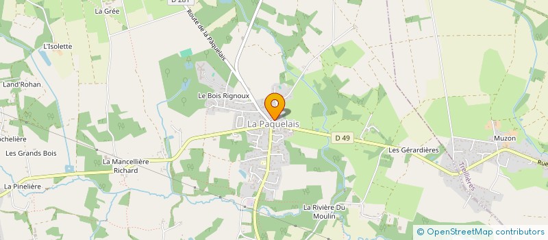 localisation de l'entreprise SCI LA PAQUELAIS-TRINITE à VIGNEUX-DE-BRETAGNE