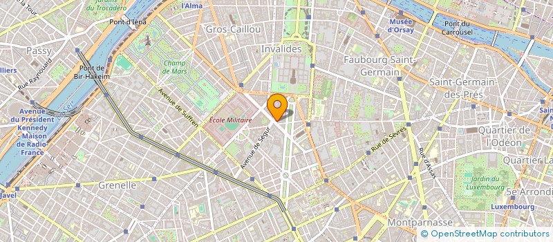 localisation de l'entreprise SCI LA PAQUINE  PARIS