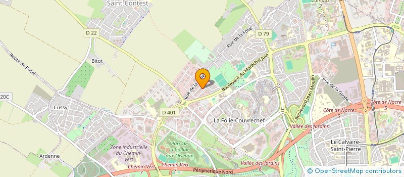 localisation de l'entreprise SCI LA PARABOLE à CAEN