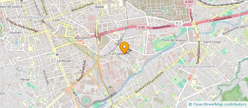 localisation de l'entreprise SCI LA PARADE à MARSEILLE