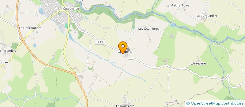 localisation de l'entreprise SCI LA PARADELLA  REAUMUR