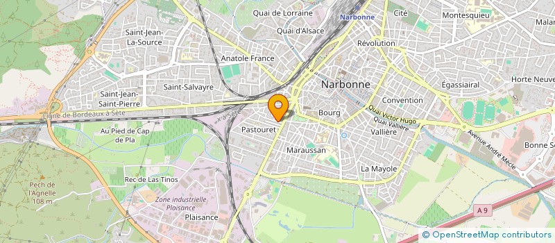 localisation de l'entreprise SCI LA PARENTELE  NARBONNE
