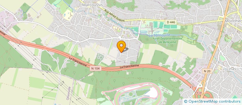 localisation de l'entreprise SCI LA PARENTELE  MARCOUSSIS