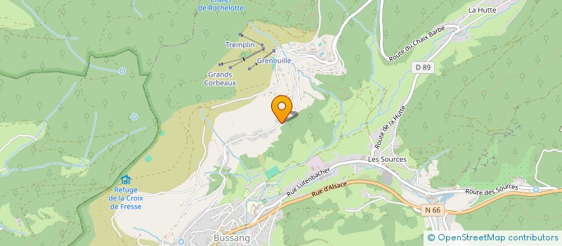 localisation de l'entreprise SCI LA PARENTHESE VOSGIENNE  BUSSANG