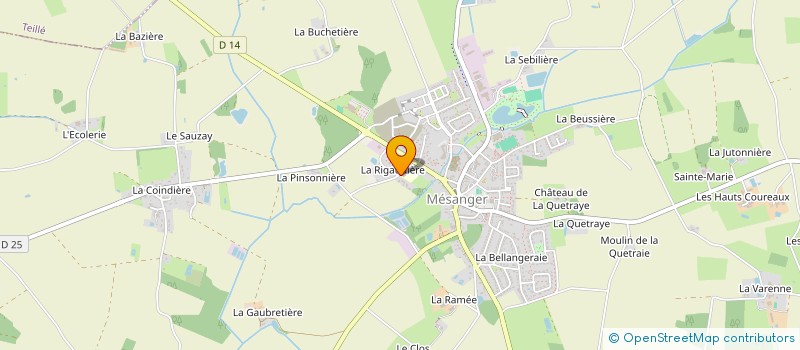 localisation de l'entreprise SCI LA PARISIENNE  MESANGER