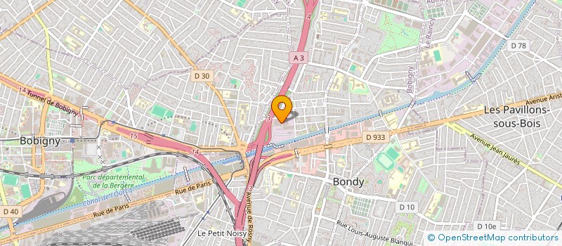 localisation de l'entreprise SCI LA PARISIENNE  BONDY