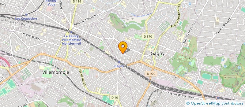 localisation de l'entreprise SCI LA PARISIENNE à GAGNY