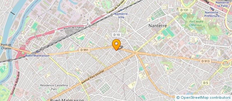 localisation de l'entreprise SCI LA PARISIENNE  NANTERRE