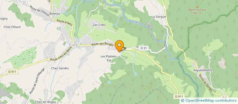 localisation de l'entreprise SCI LA PARISIENNE  CUSY