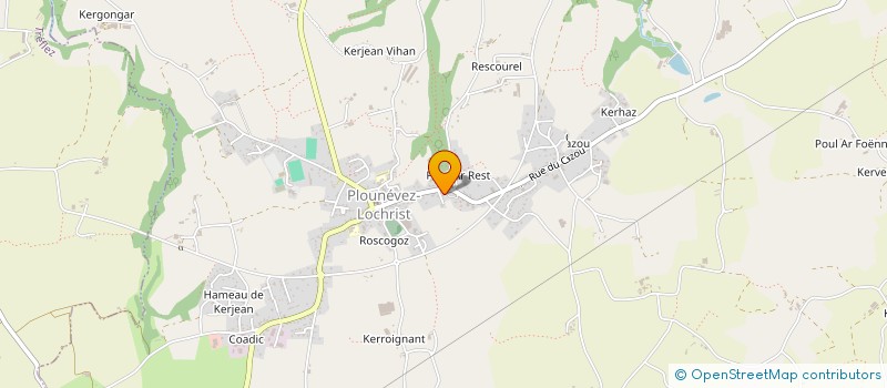 localisation de l'entreprise SCI LA PAROISSE NEUVE DU CHRIST  PLOUNEVEZ-LOCHRIST