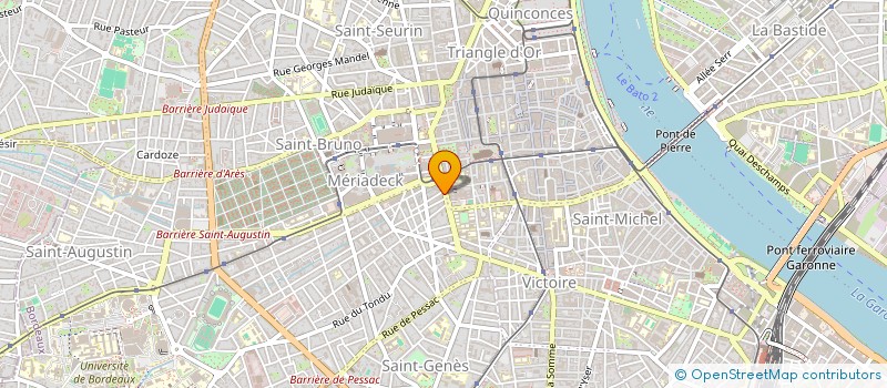 localisation de l'entreprise SCI LA PAROLE  BORDEAUX