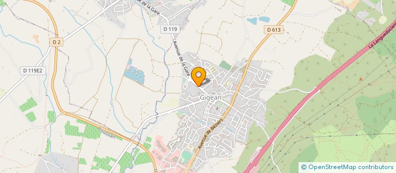 localisation de l'entreprise SCI LA PAROLIERE  GIGEAN