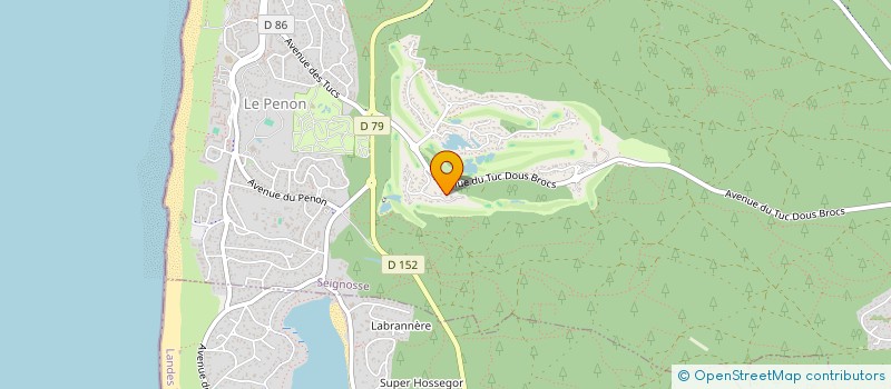 localisation de l'entreprise SCI LA PART DES VIEUX  SEIGNOSSE