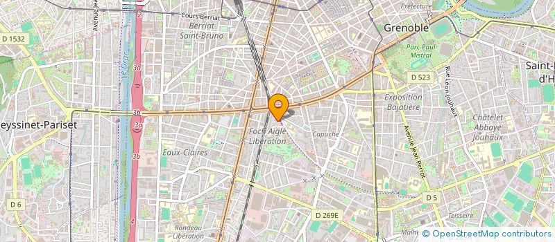 localisation de l'entreprise SCI LA PASSAGERE à GRENOBLE