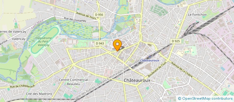 localisation de l'entreprise SCI LA PASSE EN RE à CHATEAUROUX