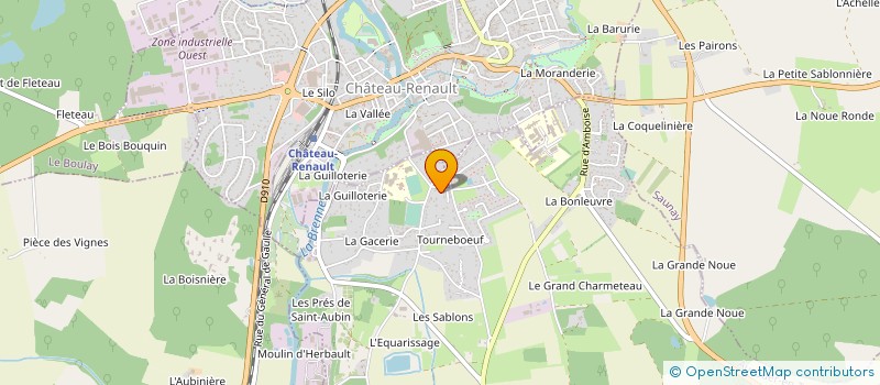 localisation de l'entreprise SCI LA PASSEE  AUZOUER-EN-TOURAINE