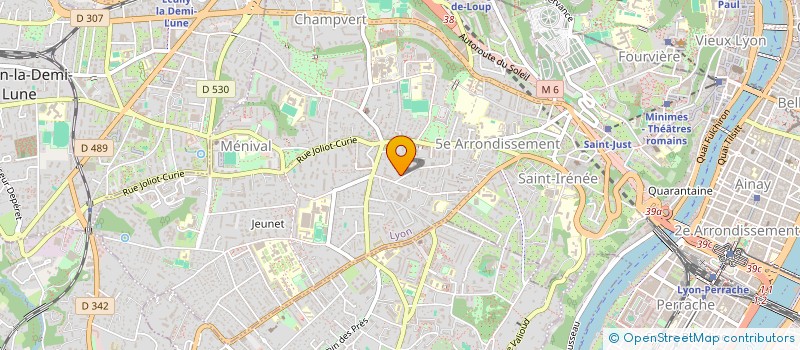 localisation de l'entreprise SCI LA PASSENTIERE  LYON