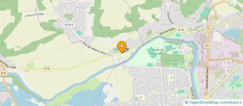 localisation de l'entreprise SCI LA PASSERELE  PASLY