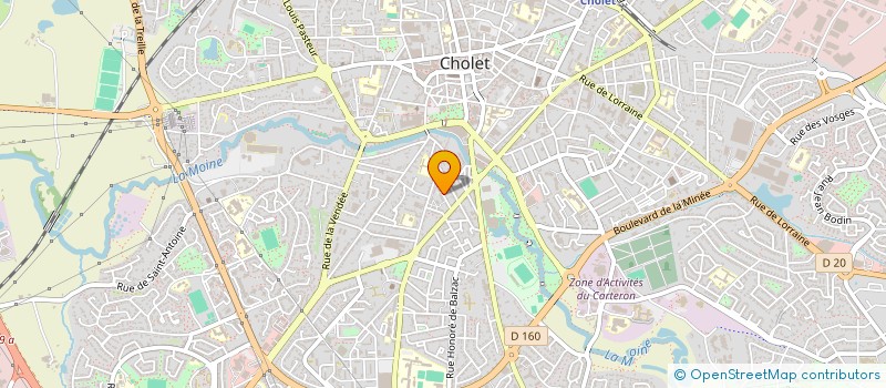 localisation de l'entreprise SCI LA PASSERELLE à CHOLET