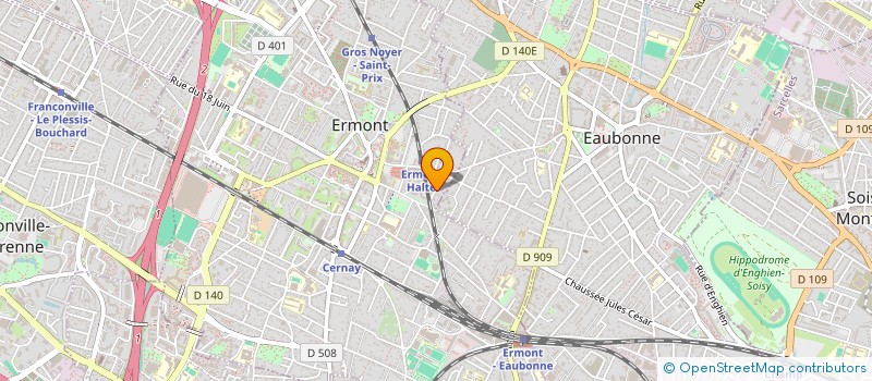 localisation de l'entreprise SCI LA PASSERELLE  ERMONT