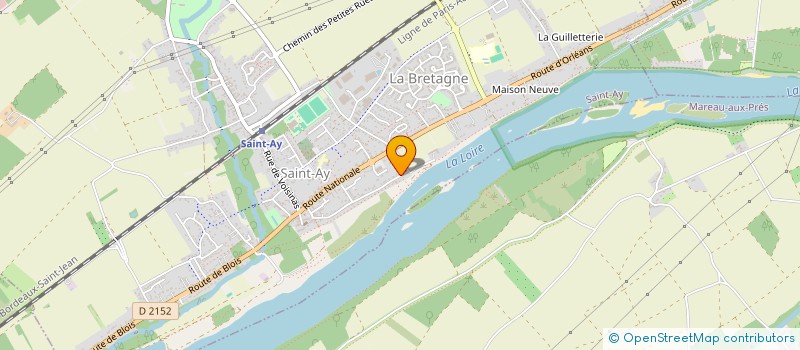 localisation de l'entreprise SCI LA PASSERELLE à SAINT-AY