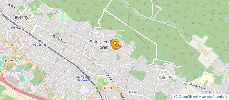 localisation de l'entreprise SCI LA PASSERELLE  SAINT-LEU-LA-FORET