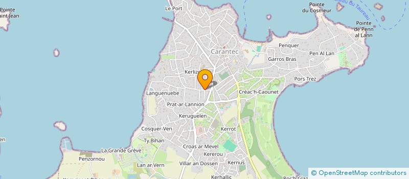 localisation de l'entreprise SCI LA PASSERELLE  CARANTEC