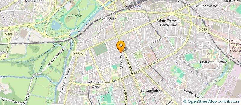 localisation de l'entreprise SCI LA PASSERELLE à CAEN