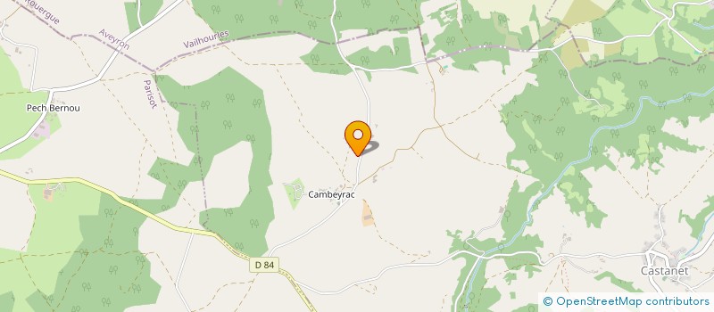 localisation de l'entreprise SCI LA PASSERELLE  CASTANET