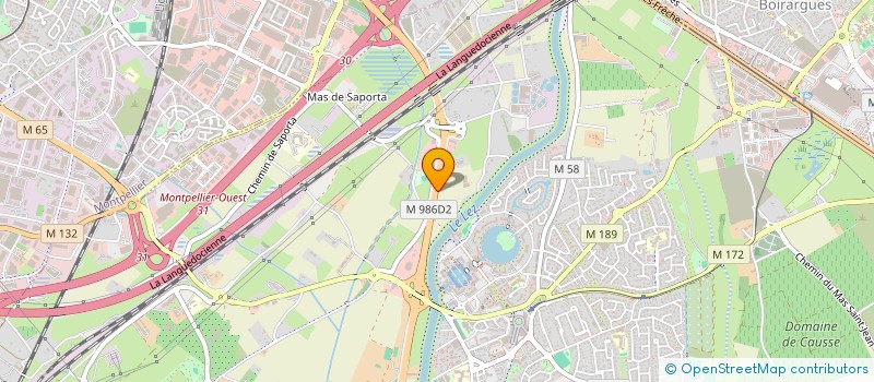 localisation de l'entreprise SCI LA PASSIFLORE à LATTES