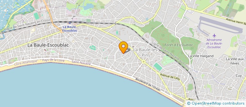 localisation de l'entreprise SCI LA PASTELLIERE  LA BAULE-ESCOUBLAC