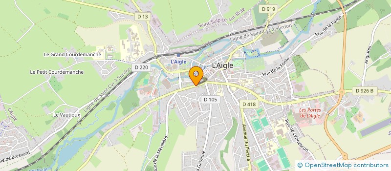 localisation de l'entreprise SCI LA PASTORALE à L'AIGLE