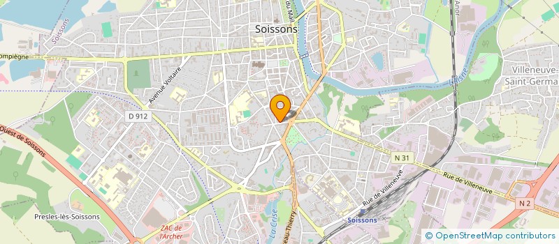 localisation de l'entreprise SCI LA PASTORELLE à SOISSONS