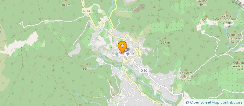 localisation de l'entreprise SCI LA PASTOURELLE  COTIGNAC