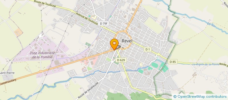 localisation de l'entreprise SCI LA PASTOURIE  REVEL