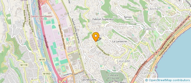 localisation de l'entreprise SCI LA PATELLIERE  NICE