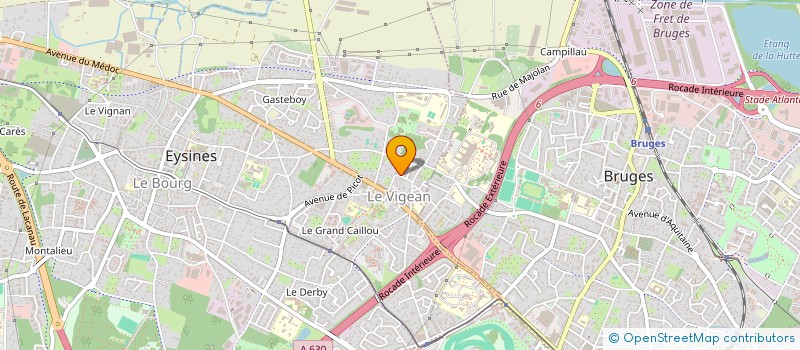 localisation de l'entreprise SCI LA PATERNELLE  EYSINES