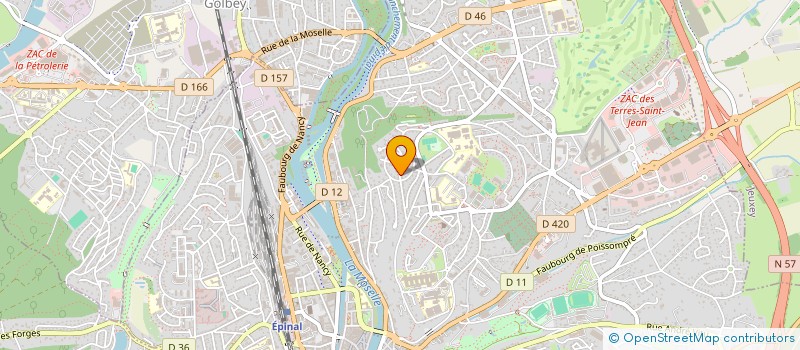 localisation de l'entreprise SCI LA PATRIMONIALE  EPINAL
