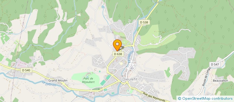 localisation de l'entreprise SCI LA PATTE  DIEULEFIT