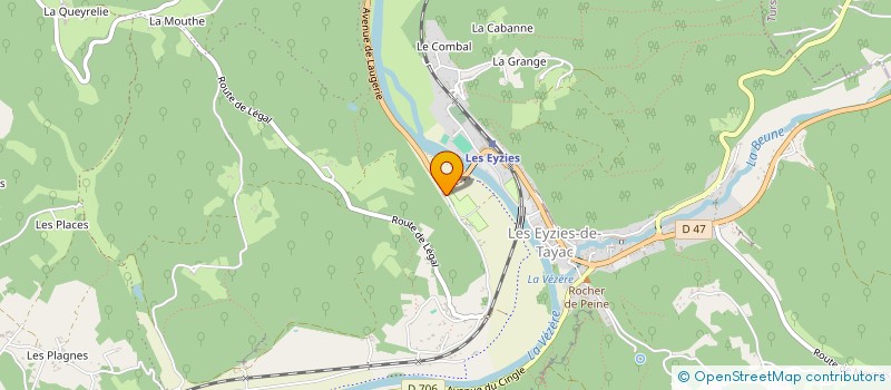 localisation de l'entreprise SCI LA PATTE D'OIE  LES EYZIES