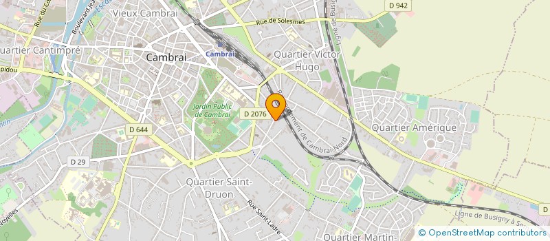 localisation de l'entreprise SCI LA PATURELLE à CAMBRAI