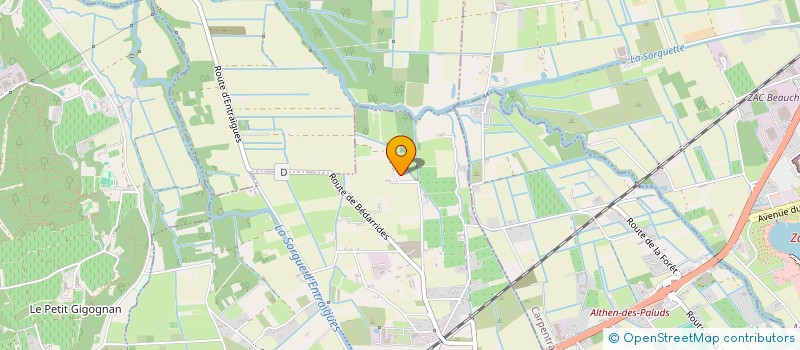 localisation de l'entreprise SCI LA PAULINE  ENTRAIGUES-SUR-LA-SORGUE