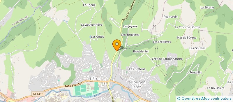 localisation de l'entreprise SCI LA PAUSE  L'ETRAT