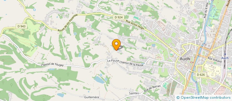 localisation de l'entreprise SCI LA PAUSE à AUCH
