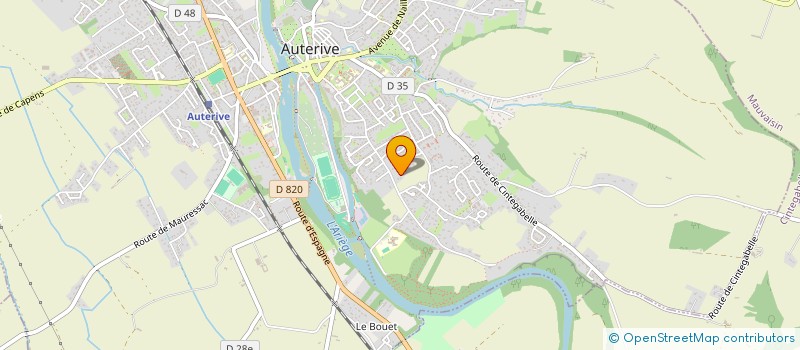 localisation de l'entreprise SCI LA PAYRASSE  AUTERIVE