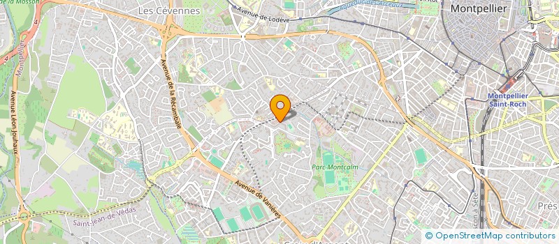 localisation de l'entreprise SCI LA PAYSAGERE à MONTPELLIER